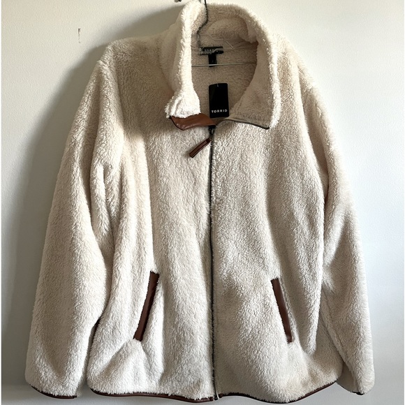 NWT torrid size 2 super soft zip front kimono - Picture 1 of 3